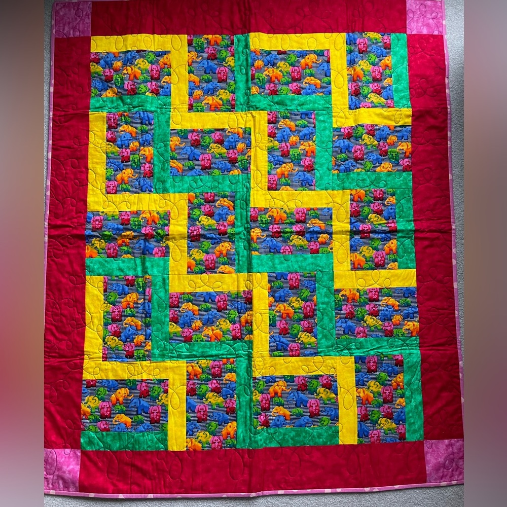 NEW Handmade Quilt - 55” x 46”